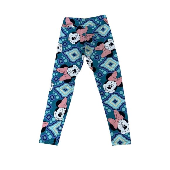 Disney LuLaRoe Minnie Mouse Leggings One Size Multicolor Stretch Pants - Picture 2 of 2